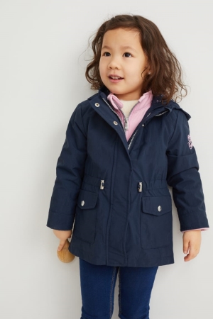 C&A 3-in-1 With Hood Jacke Mädchen Dunkelblau | ISUXM-7481