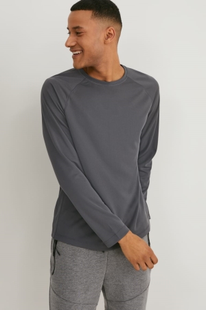 C&A Active4 Way Stretch T-shirts Herren Dunkelgrün | IZEMQ-4531