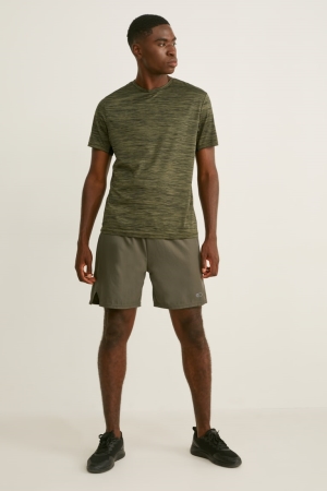 C&A Active Kurze Hose Herren Dunkelgrün | EGIAD-2167