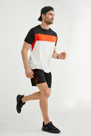 C&A Active Kurze Hose Herren Schwarz | JMXIP-3972