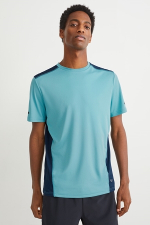 C&A Active Oberteile Herren Blau Dunkelblau | UZOMT-5198