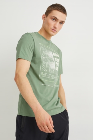 C&A Active Oberteile Herren Grün | RDKFQ-5687