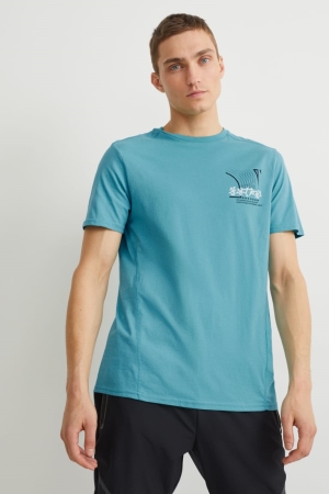 C&A Active Oberteile Herren Türkis | JRGQH-0625