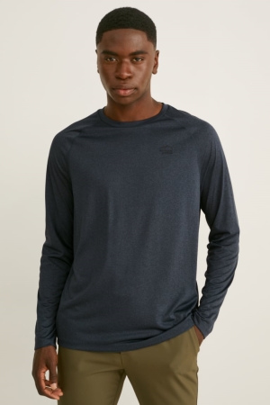 C&A Active T-shirts Herren Dunkelgrau | QZAOJ-9475