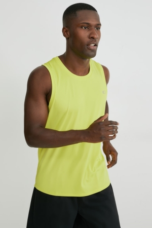 C&A Active T-shirts Herren Gelb | XTMWV-3416