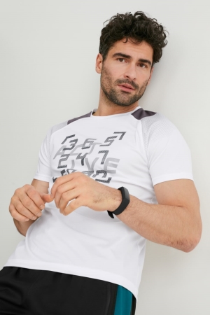 C&A Active T-shirts Herren Weiß | EKBMR-9630