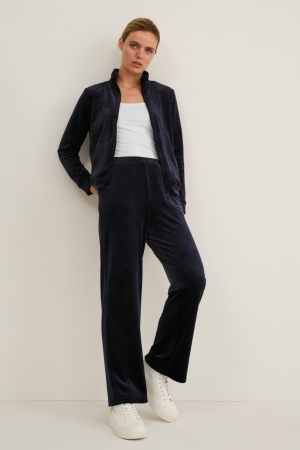 C&A Basic Joggers Hosen Damen Dunkelblau | ZRIVE-6290