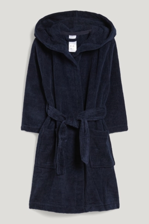 C&A Bathrobe With Hood Unterwäsche Jungen Dunkelblau | PIJYQ-0178