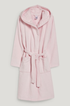 C&A Bathrobe With Hood Unterwäsche Mädchen Rosa | EJNAX-8501