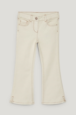 C&A Baumwoll Jeans Mädchen Weiß | DAETL-0364
