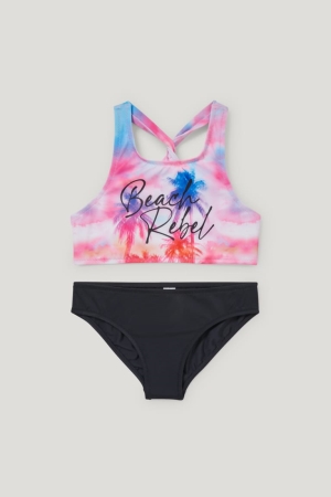 C&A Bikini Lycra® Xtra Life™ 2 Piece Bademode Mädchen Helllila | SHJFK-7824