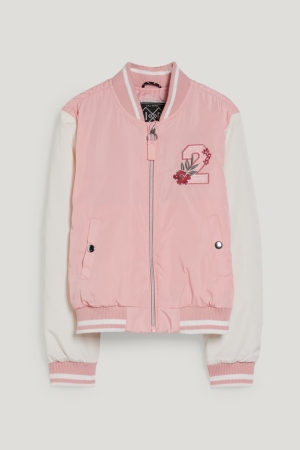 C&A Bomber Jacke Mädchen Rosa | KXWSH-5180