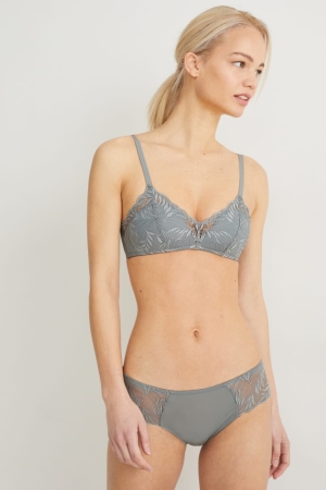 C&A Bralette Gepolstert Lycra® Unterwäsche Damen Grün | OKCGI-2384