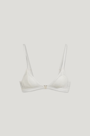 C&A Bralette Gepolstert Lycra® Unterwäsche Damen Weiß | ROTUF-5162