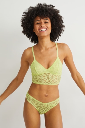 C&A Bralette Unterwäsche Damen Hellgrün | XGUWP-5439