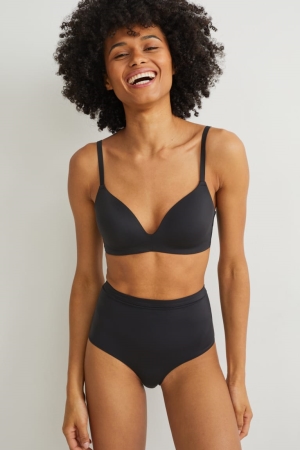 C&A Briefs Unterwäsche Damen Schwarz | DGPKI-7965
