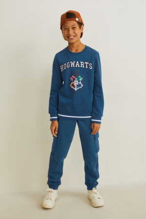 C&A Cargo Joggers Hosen Jungen Blau | VHOAJ-7381