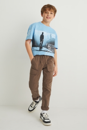 C&A Cargo Lycra® Hosen Jungen Khaki | XNTDJ-5364