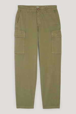 C&A Cargo Relaxed Fit Gold Level Cradle To Cradle™ Certified Hosen Herren Grün | LMYCO-4628
