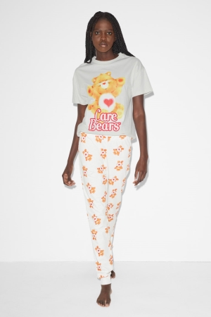 C&A ClockhouseCare Bears T-shirts Damen Weiß | AQVOX-7164