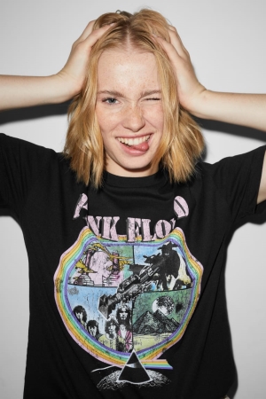 C&A ClockhousePink Floyd T-shirts Damen Schwarz | FOPBD-3605