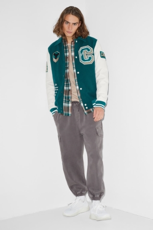C&A Clockhouse Cargo Loose Fit Hosen Herren Grau | GAFDK-3598