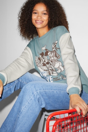 C&A Clockhouse Disney Sweatshirts Damen Türkis | DLGEB-8372