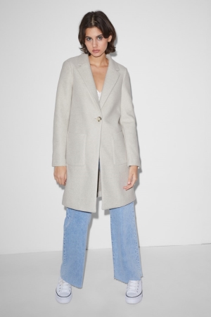 C&A Clockhouse Jacke Damen Weiß | MXIJW-5217