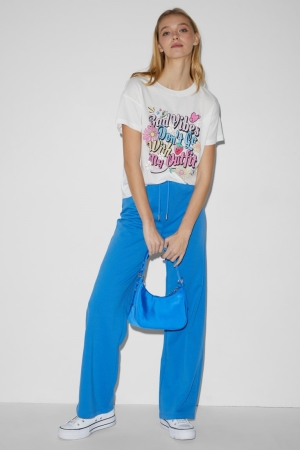 C&A Clockhouse Joggers With Recycled Polyester Hosen Damen Blau | MBFLW-9472