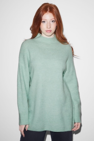 C&A Clockhouse Jumper Damen Mintfarben Grün | GAVOB-3956