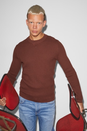 C&A Clockhouse Jumper Herren Braun | NJVFH-9518