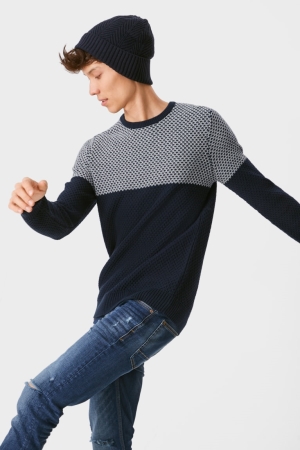C&A Clockhouse Jumper Herren Dunkelblau | TFYLW-1530