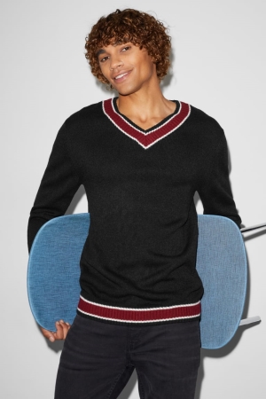 C&A Clockhouse Jumper Herren Schwarz | ATXMW-2485