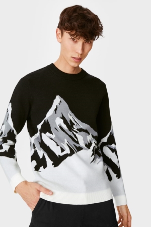 C&A Clockhouse Jumper Herren Schwarz | PMIZB-5716