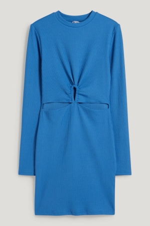 C&A Clockhouse Kleider Damen Blau | KSIGV-9674