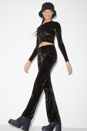 C&A Clockhouse Leggings Hosen Damen Schwarz | PHMJT-3571