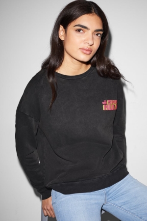 C&A Clockhouse Marvel Sweatshirts Damen Dunkelgrau | LVZWQ-6139