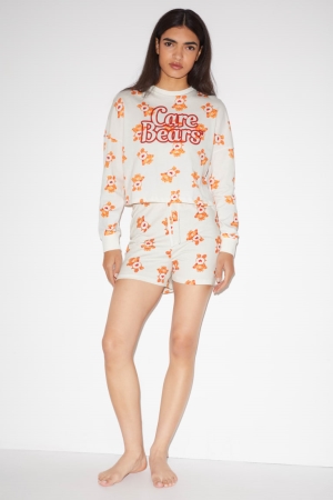 C&A Clockhouse Pyjama Care Bears Nachtwäsche Damen Weiß | VRKBF-2394