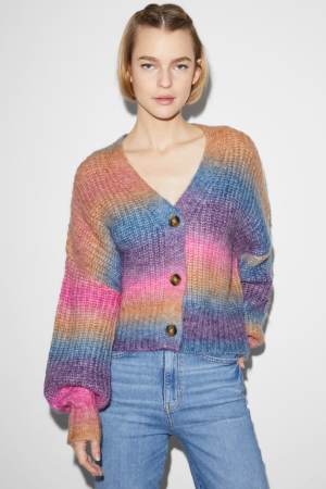 C&A Clockhouse Strickjacke Damen Multicoloured | MTJAK-0895