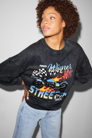 C&A Clockhouse Sweatshirts Damen Grau | EUWGP-2790