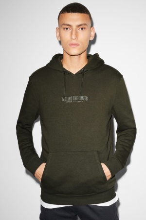 C&A Clockhouse Sweatshirts Herren Dunkelgrün | YQRVN-6315