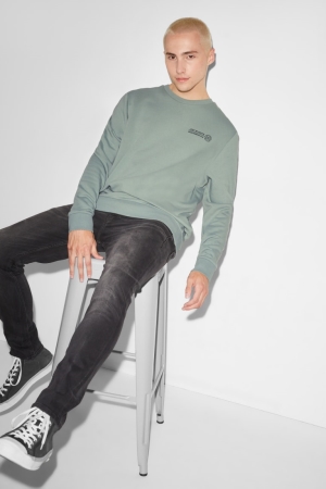 C&A Clockhouse Sweatshirts Herren Grün | YLHAM-7534