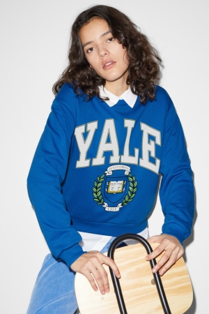 C&A Clockhouse Yale University Sweatshirts Damen Blau | NOBRT-5283