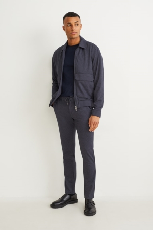 C&A Cloth Flex 4 Way Stretch Lycra® Hosen Herren Dunkelblau | QNHGL-8579