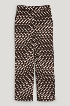 C&A Cloth High Taille Palazzo With Lenzing™ Ecovero™ Hosen Damen Braun | YSWNJ-4079