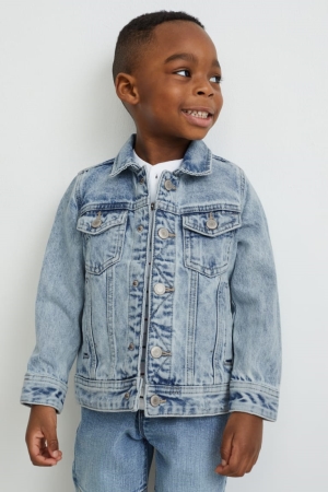 C&A Denim Jacke Mädchen Blau Hellblau | MGJZO-9584