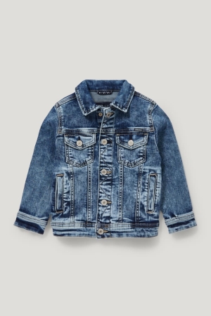 C&A Denim Jacke Mädchen Blau | UYLGT-7124