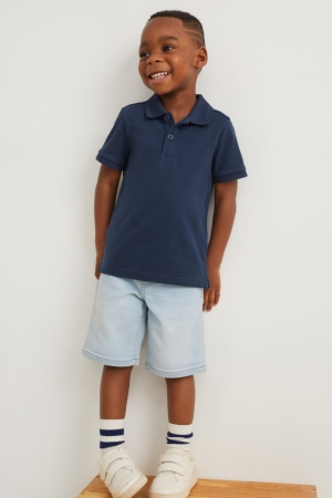 C&A Denim Jeans Jungen Blau Hellblau | RISEO-3295