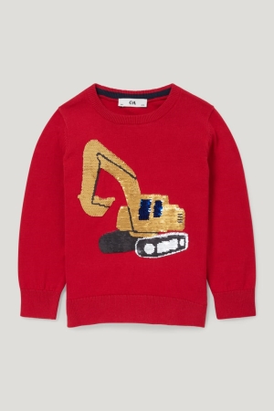 C&A Digger Shiny Jumper Mädchen Rot | MYVZN-9482
