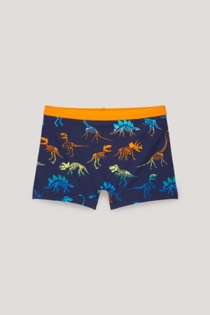 C&A Dinosaur Swim Lycra® Xtra Life™ Bademode Jungen Dunkelblau | NDYRZ-6018